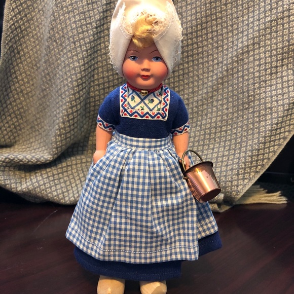 Antique Dutch Girl Doll - Picture 1 of 10
